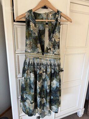 Halter sundress floral Free People Size M